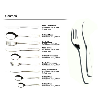 Чайна ложка Tramontina Cosmos 6 шт (66950/071) Вінниця - фото 3