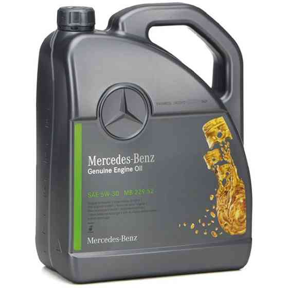 Оригинальное моторное масло Mercedes-Benz 5W-30 MB 229.52, 5 л – премиальное качество и защита Ковель