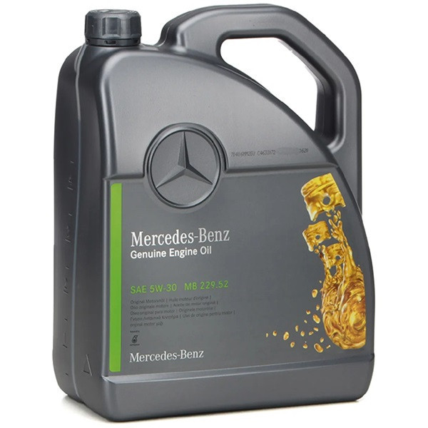 Оригинальное моторное масло Mercedes-Benz 5W-30 MB 229.52, 5 л – премиальное качество и защита Ковель - изображение 1