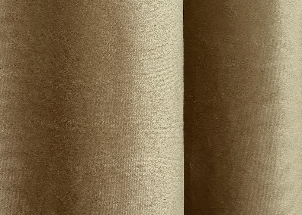 Комплект готових штор VR-Textil Оксамит (бархат) № 1654ш Карамельний 200х290 см 2 шт (32-079) Київ - фото 8