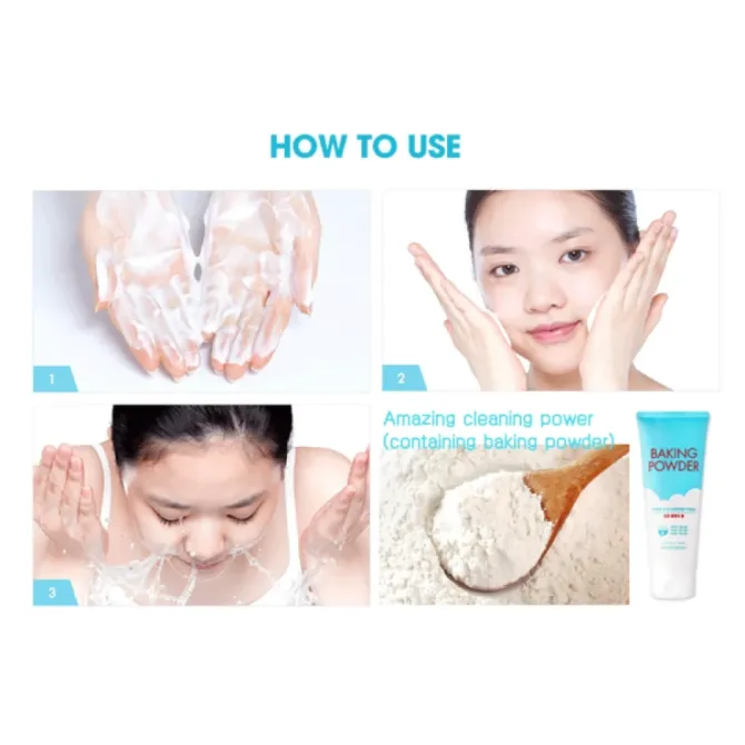 Пінка для вмивання з потрійною дією Etude House Baking Powder Pore Cleansing Foam, 160 г Львів - фото 3