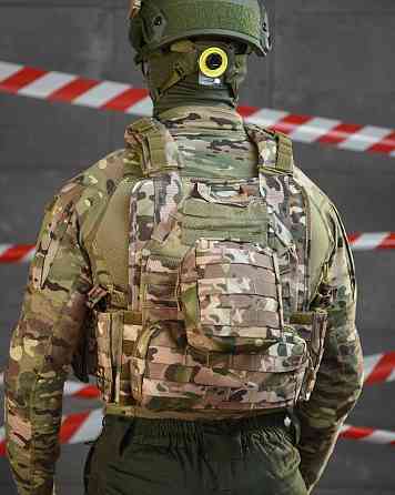 Плитоноска Мультикам  с быстрым сбросом. MOLLE 11 подсумков  ВТ76599 Одесса