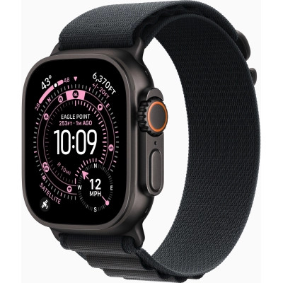Смарт-часы Apple Watch Ultra 3 GPS + Cellular 49mm Black Titanium Case with Black Alpine Loop - Medium (MF0V4QP/A) Винница - изображение 1