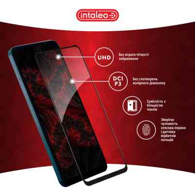 Скло захисне Intaleo Full Glue Moto G04 Black (1283126594274) Вінниця