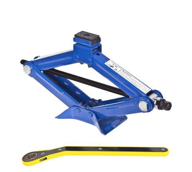 Домкрат ромб 1,5 тонны с трещоткой, высота подъема 390 мм. 2,7кг (ДВ-Т10105В/ST-105B-1,5t) Винница - изображение 1