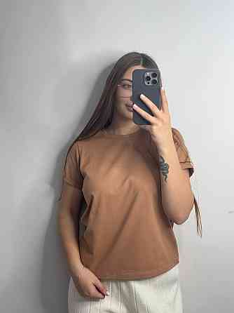 Базова футболка жіноча однотонна Рожевий XL Харків