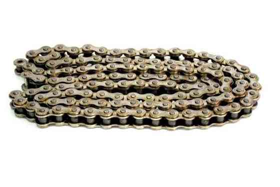Цепь 428-98H мопед Дельта, мотоцикл Альфа, Зубр (желтая) (DID) Мукачево