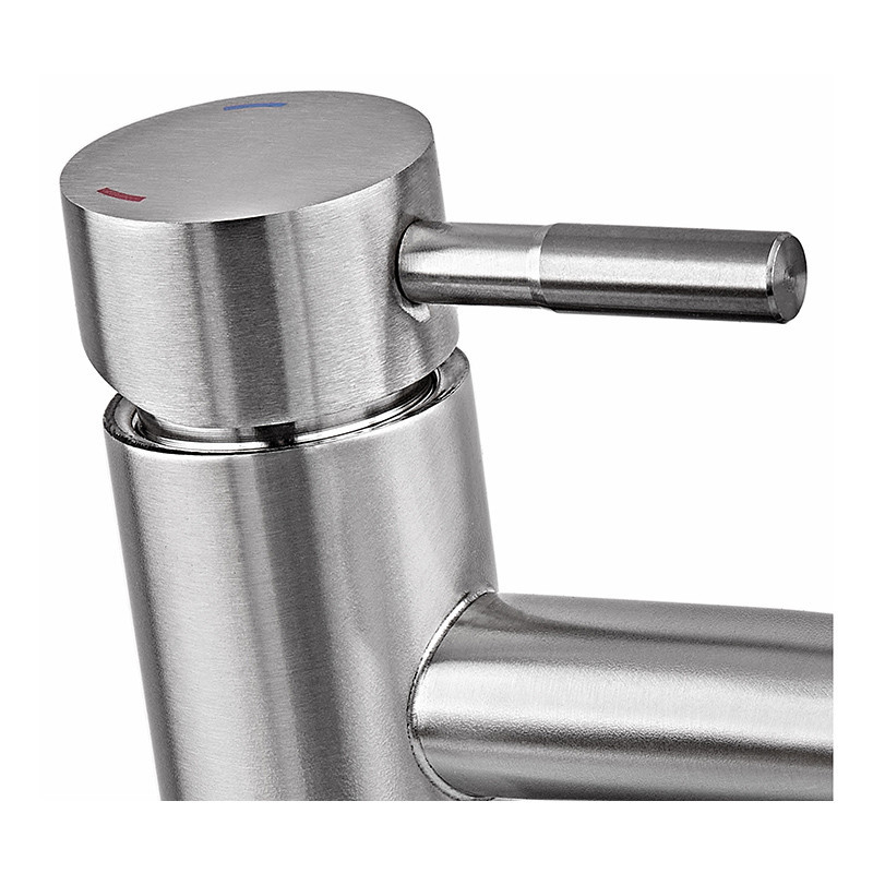 Змішувач Armata SUS-001-B із нержавіючої сталі для умивальника (CH6476) Харків - фото 5