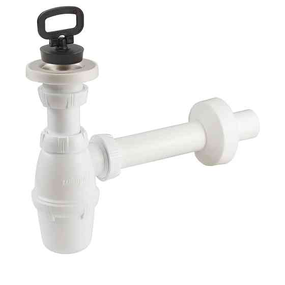 Wirquin Сифон для раковины с пробкой на цепочке 1¼"×Ø32мм WIRQUIN (9541823) Киев