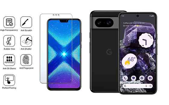 Защитное стекло NeoGlass для Google Pixel 8, Pixel 8a, Pixel 8 Pro – ультрапрозрачное и устойчивое Киев