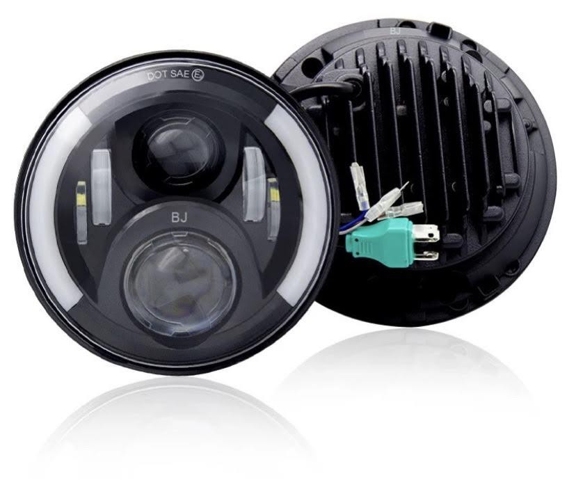 Передні лед фари Нива ВАЗ 2121, ВАЗ 2101, ГАЗ24, УАЗ. LED фари Протитуманні фари лідер Харків - фото 5