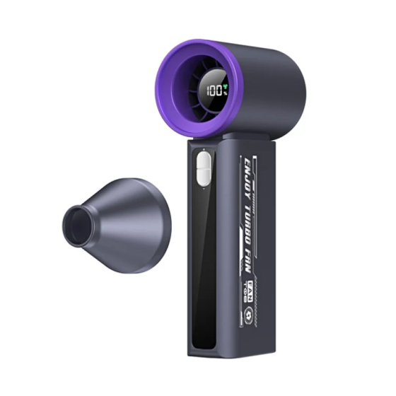 Портативний міні вентилятор Handheld Fan T-08 з LED дисплеєм, регулюванням швидкості та акумулятором Одеса