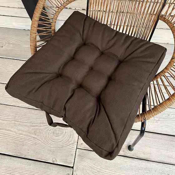 Подушка для стільців (50x50х8 см) Decorator Sawana колір коричневий 84-130 Київ