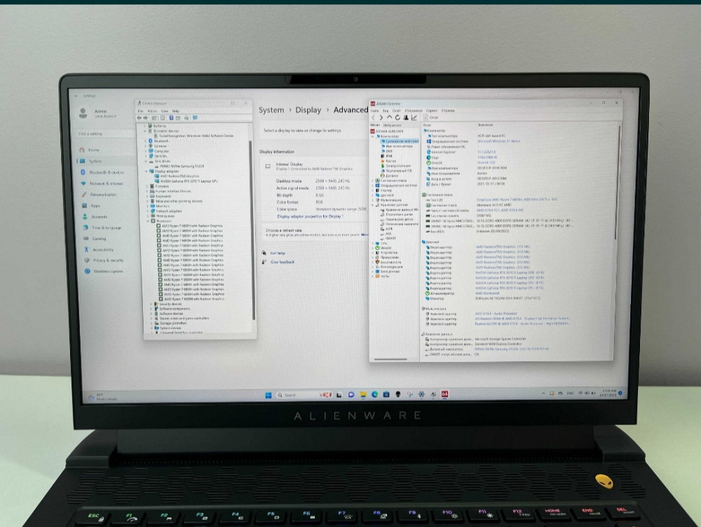 Dell Alienware RTX 3070Ti 8Gb 2k 240Hz Ryzen 7 6800H 32GB SSD 512GB. Київ - фото 8