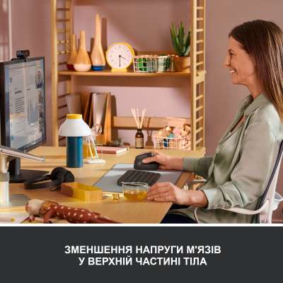 Мышка Logitech Lift Vertical Ergonomic Wireless/Bluetooth Graphite (910-006473) Винница - изображение 4