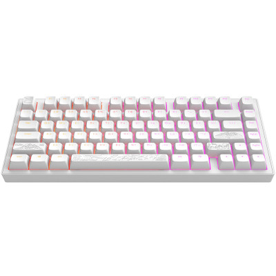 Клавіатура Dark Project ALU81 Terra Nostra PBT RGB Mech G3MS Moonstone White (DPKB_NOSTRA_81_ANSI_WHITE_UA) Вінниця - фото 1