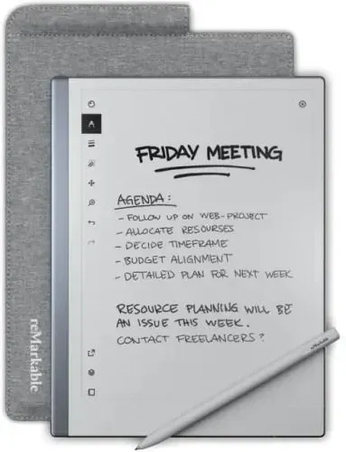 Графический планшет reMarkable 2 + Marker ПЛЮС (gumka) Etui Szare - Basic Bundle Киев - изображение 1