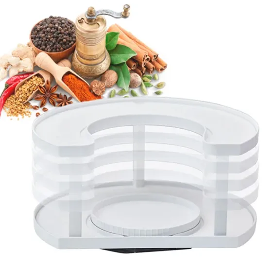 Двухуровневая Spice Spinner Two-Tiered Spice Organizer органайзер для специй, регулируемая высота Киев