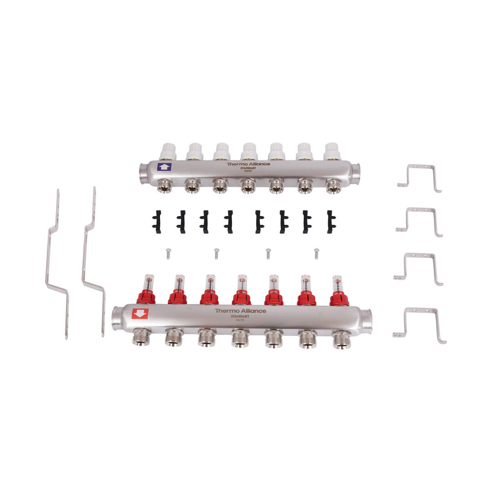 Колектор із витратами Thermo Alliance Standart 1" 7 виходів SD0047 Київ - фото 8