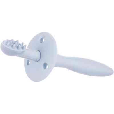 Дитяча зубна щітка Canpol babies з обмежувачем - блакитна (51/500_blu) Вінниця