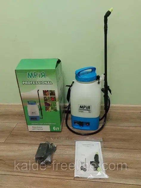 Опрыскиватель садовый Мрия 6 литров (ранцевый, аккумуляторный) Харьков - изображение 1