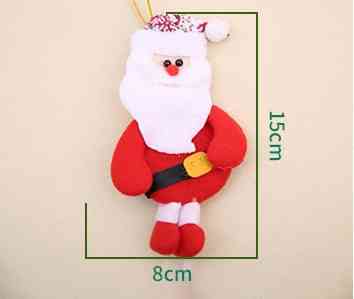 Новогодняя игрушка Дед Мороз 15 на 8 см разноцветный Киев