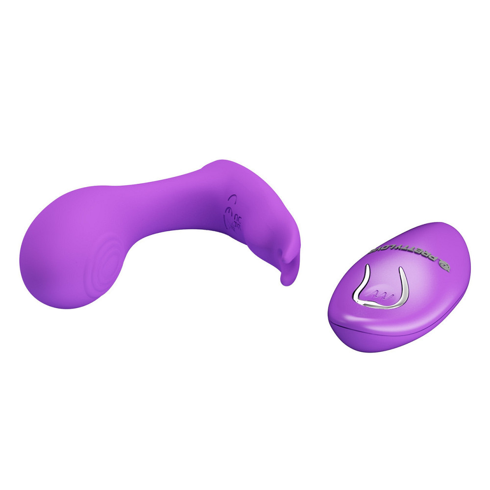 Вибростимулятор PRETTY LOVE Idabelle Purple, 12 vibration functions 12 pulse wave settings Wireless Sex Aura Киев - изображение 7