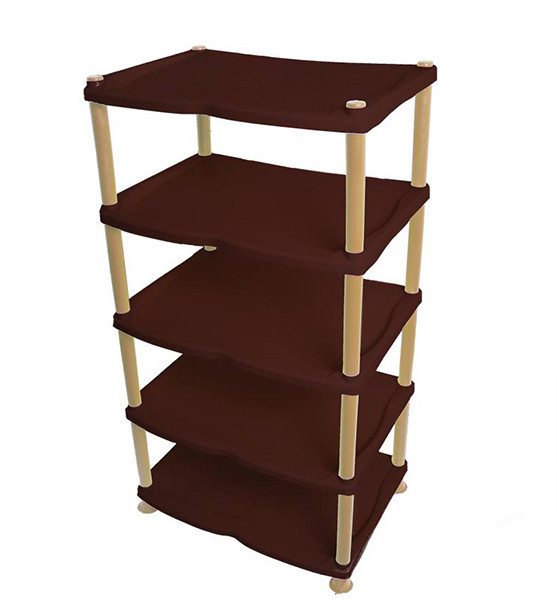 Полка для обуви Efe 5 отделений, коричневая. Одесса - изображение 1