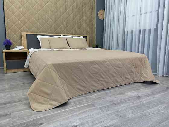 Покрывало стеганое Decorator Sparta Diamond ромб 220х240 см бежевый (85-051) Киев