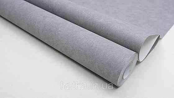 Шпалери метрові вінілові на флізеліні Sintra Structure однотонні без структури матові сірі 520352 Київ