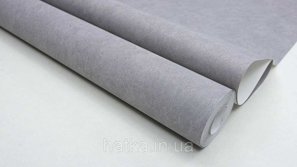 Шпалери метрові вінілові на флізеліні Sintra Structure однотонні без структури матові сірі 520352 Київ - фото 2
