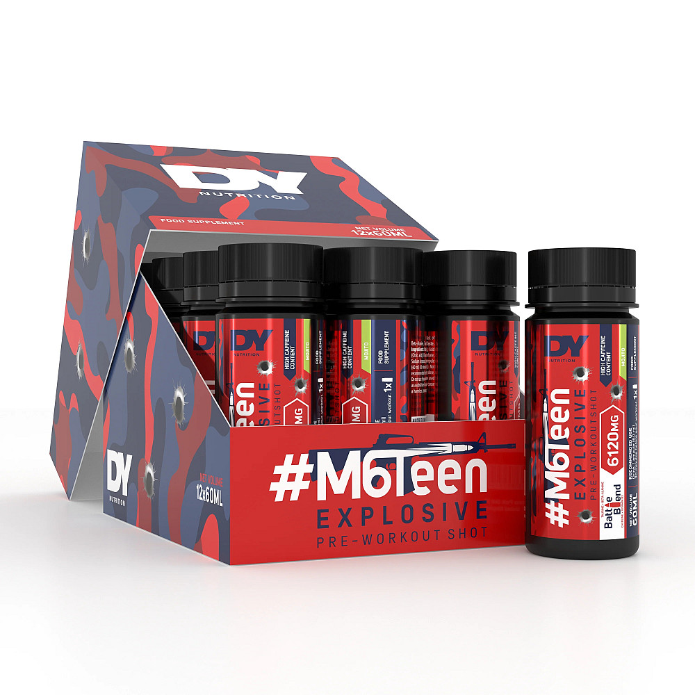 Предтренировочный комплекс DORIAN YATES NUTRITION M6TEEN PRE WORKOUT SHOT 12X60ML (MOJITO) Луцк - изображение 1