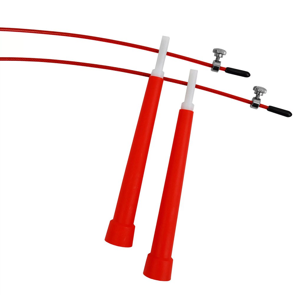 EasyFit Швидкісна скакалка EasyFit Speed Cable Rope 3 м зі стальним тросом червона Коломия - фото 7