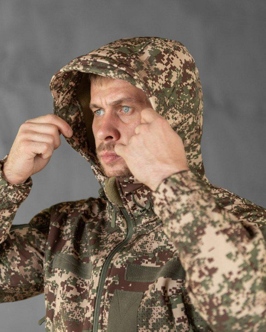 Тактичний костюм софтшел хижак ТР6452 Одеса - фото 4