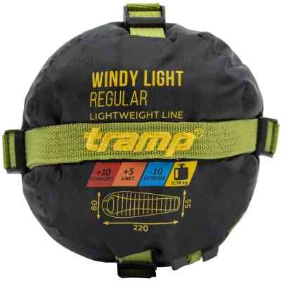 Спальний мішок Tramp Windy Light кокон правий olive (UTRS-055-olive-R) Вінниця