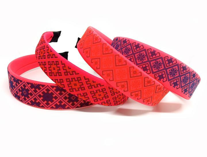 Обруч для волосся оригінальний Український орнамент Київ - фото 1