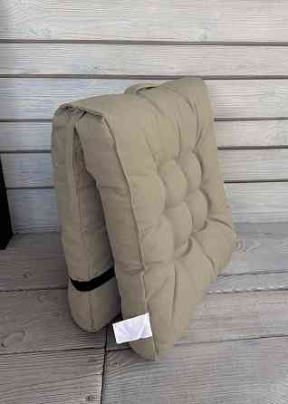 Подушка для стільців (50x120х8 см) подвійна Decorator Sawana колір бежевий 84-140 Київ