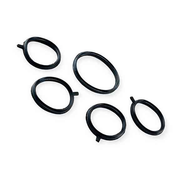 Прокладка и дроссельной заслонки 21126, 11194 Е-Газ (16 кл) резина (к-кт 5 шт) Завод ресивера Мукачево