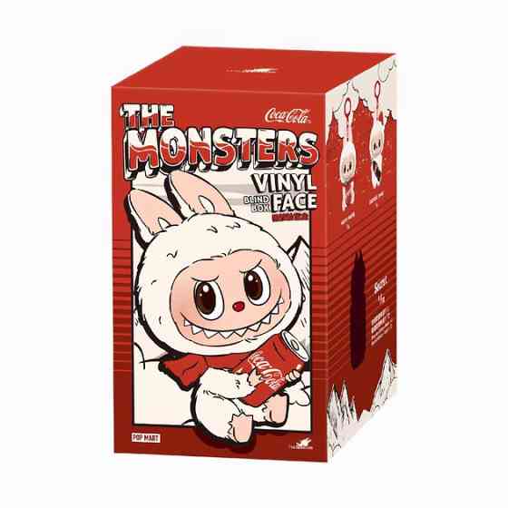 Лабубу кока-кола Labubu coca-cola сюрприз м'яка іграшка, трендовий брелок The Monsters coca-cola series Кам'янець-Подільський