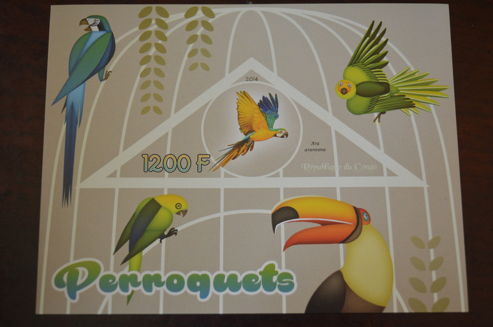 Конго. Фауна. Личности. Блок. 2014 р. (А-34) Полтава - фото 1