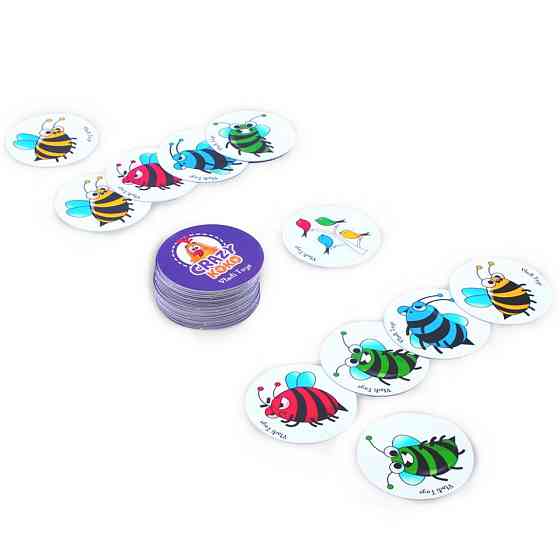 Дитяча настільна гра "Шалені бджоли" VT8077-06, 54 фішки, правила гри Вінниця