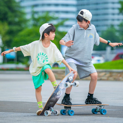 Скейтборд детский Yvolution Fishtail Cruiser 76 см, синий (YS48B2) Винница - изображение 5