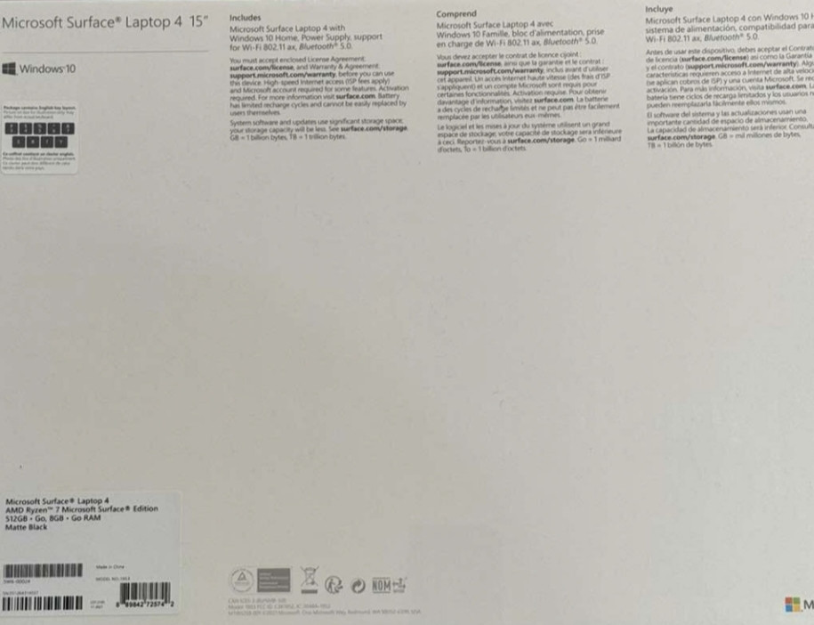 Ноутбук новий Microsoft Surface Laptop 4 Харків - фото 5