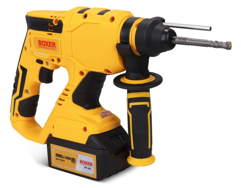 SR-082 Акумуляторний Перфоратор 24V Li-Ion 2x4.0Ah SDS+ 3 Режими, 2.1 Дж, Кейс, Зарядний Пристрій Одеса - фото 2