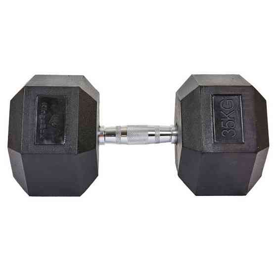Гантель 35 кг суцільна шестигранна SP-Planeta-8013-35 Київ