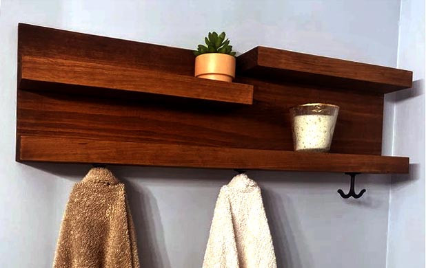 Полиця для ванної "Хінтер" латте Миколаїв - фото 1