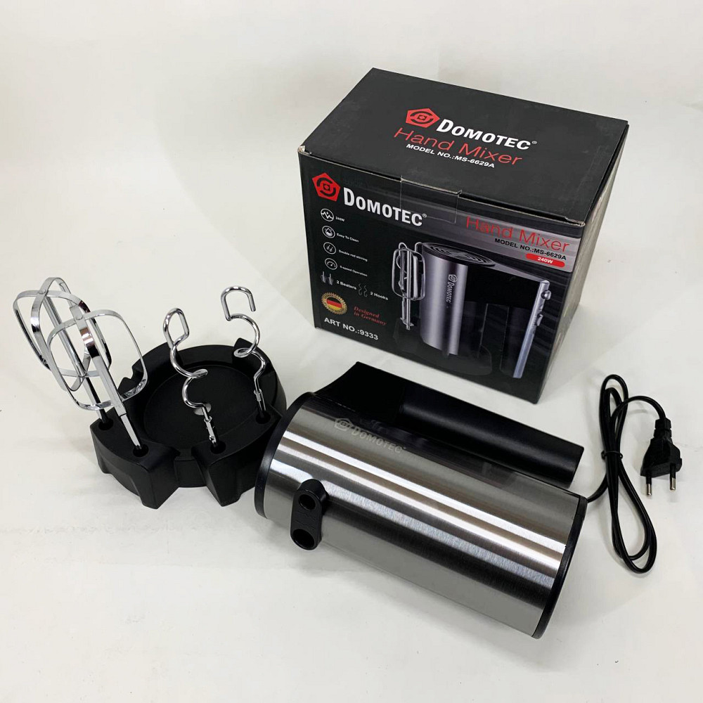 Міксер з високою потужністю DOMOTEC, Міксер ручний кухонний для приготування їжі для крему меду MT-44 Івано-Франківськ - фото 7