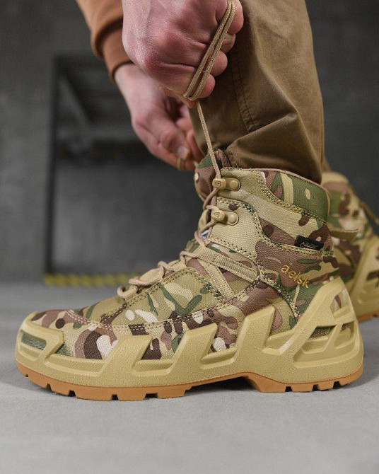 Ботинки тактичні aeisk gore tex мультикам ВТ6613 Одеса - фото 9