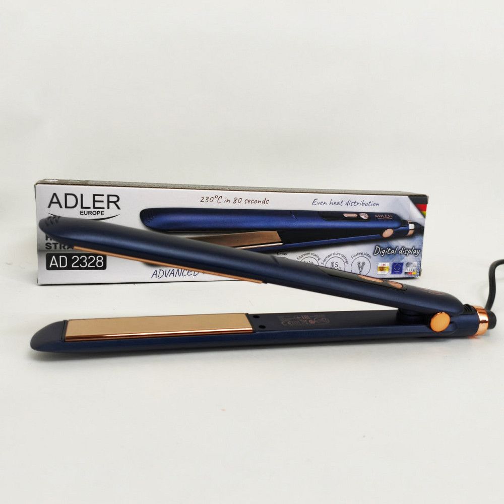 Электрический выпрямитель для гладких волос Adler, Плойка для выпрямления, Лучший выпрямитель волос EI-66 Львов - изображение 6