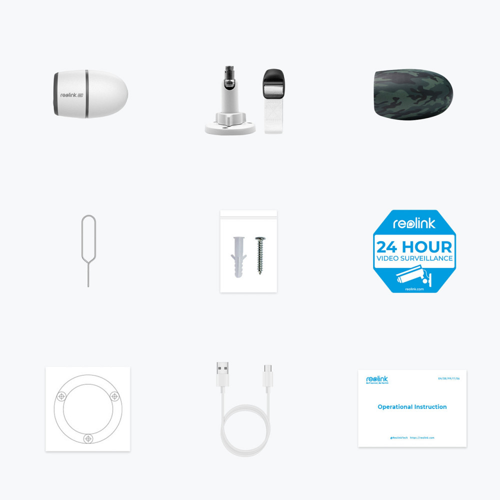 IP камера Reolink Go Series G340 (Go Ultra) ( white ) Харків - фото 2